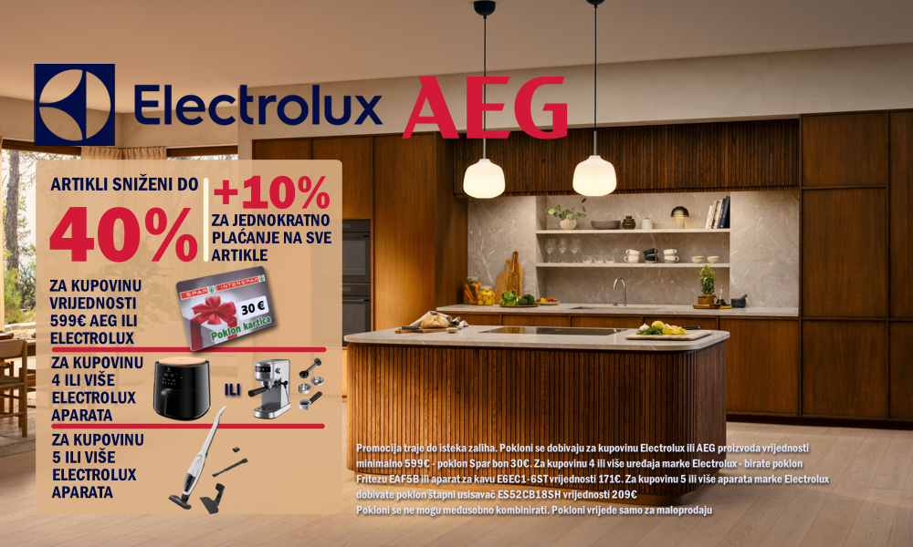 Electrolux AEG popusto do 40 posto