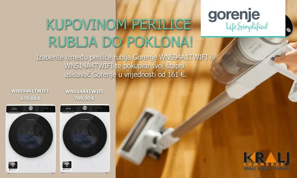 Gorenje perilica / poklon štapni