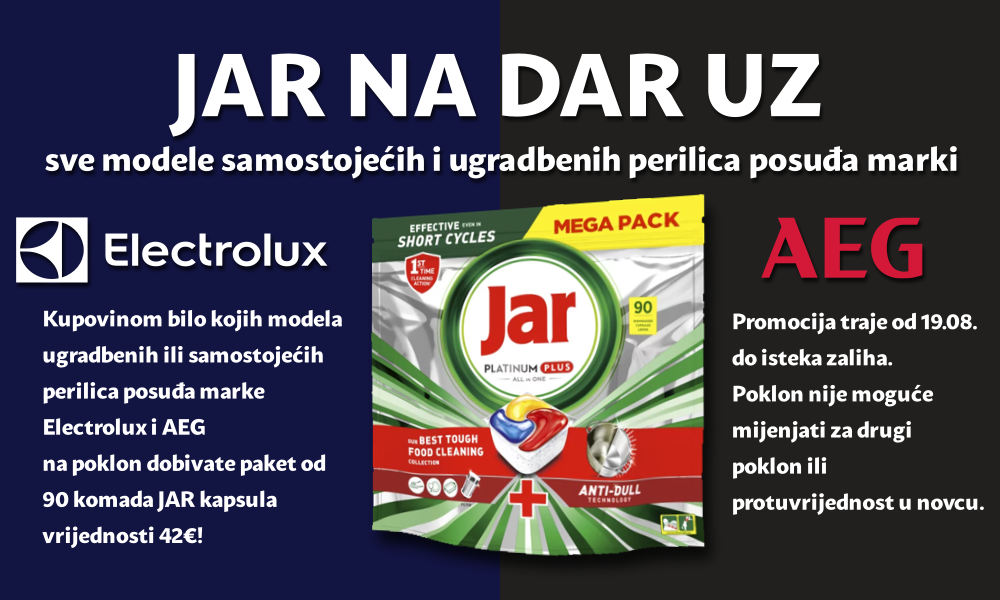 Jar na dar uz Electrolux i AEG