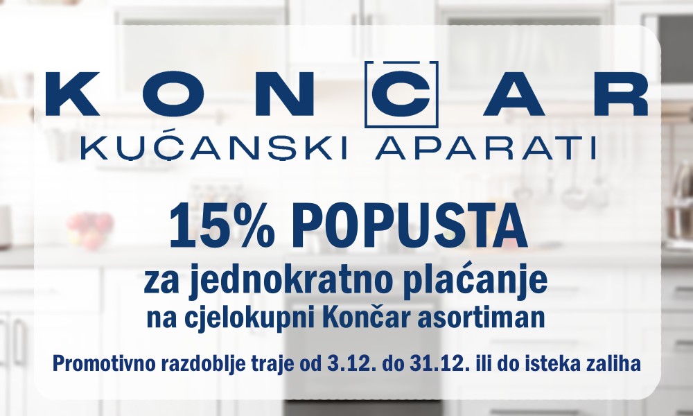 Končar 15% popusta