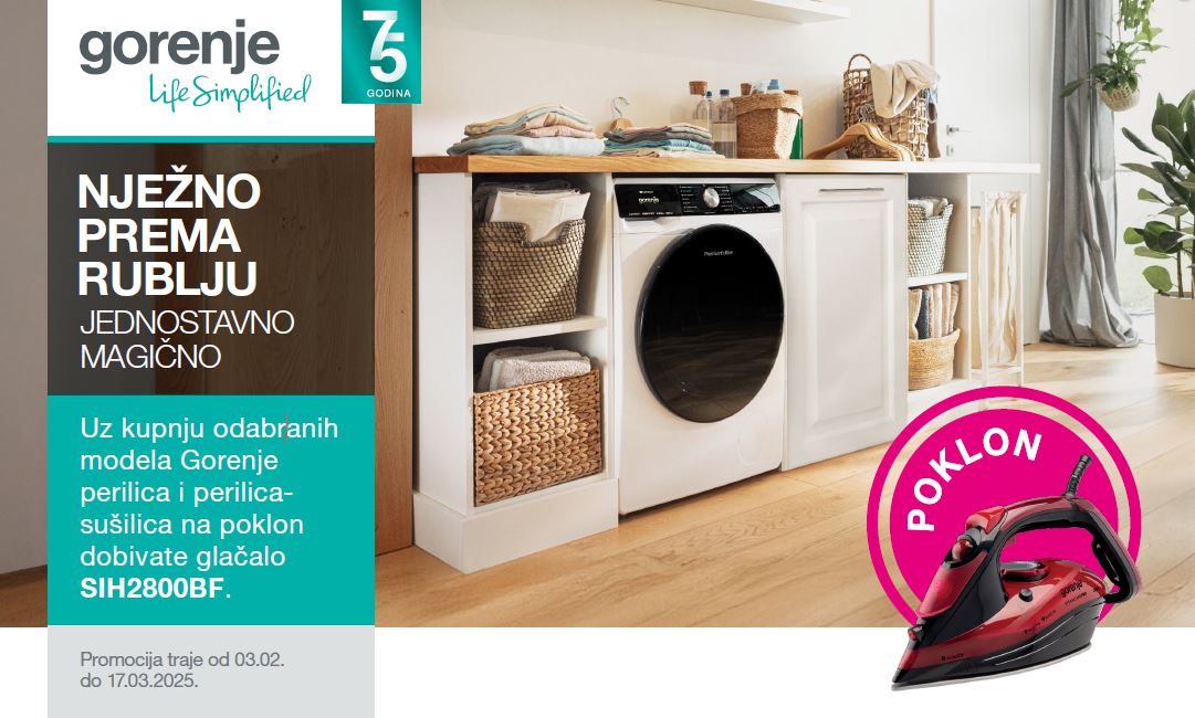 Gorenje pegla na poklon