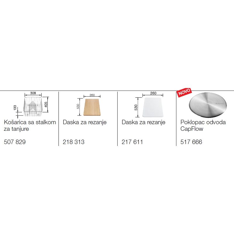 Sudoper BLANCO METRA 8S Silgranit