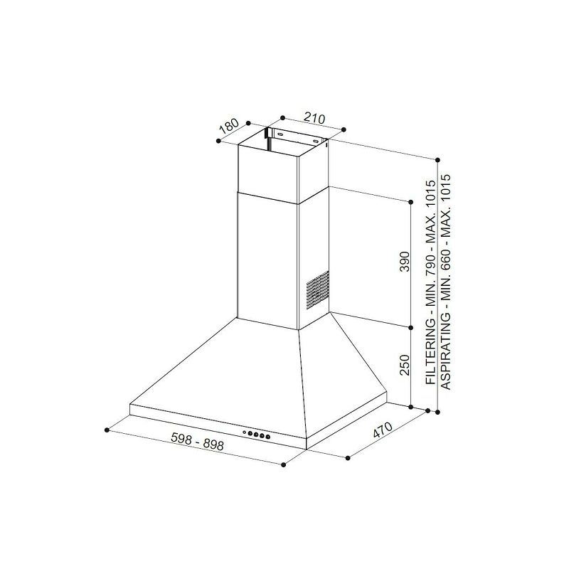 Napa Faber Strip Smart EV8 LED X A60 (740m3/h)
