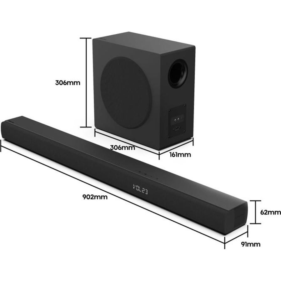 Soundbar Hisense HS3100 3.1CH 480W