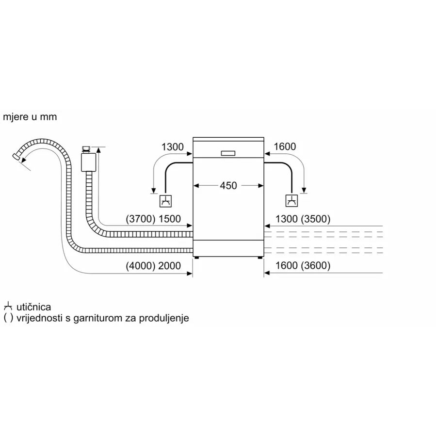 Ugradbena perilica posuđa Bosch SPV4EMX17E WiFi EfficientDry